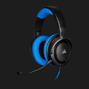 Игровые наушники Corsair HS35 (Blue) 74edd51c-4a43-438f-9423-564875b1fbcc фото