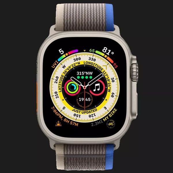 Apple Watch Ultra 49mm GPS + LTE Titanium Case with Blue/Gray Trail Loop M/L (MQF33/MQEJ3/MQFV3) e161914b-7e79-4227-b8c7-79f86ab353c9 фото