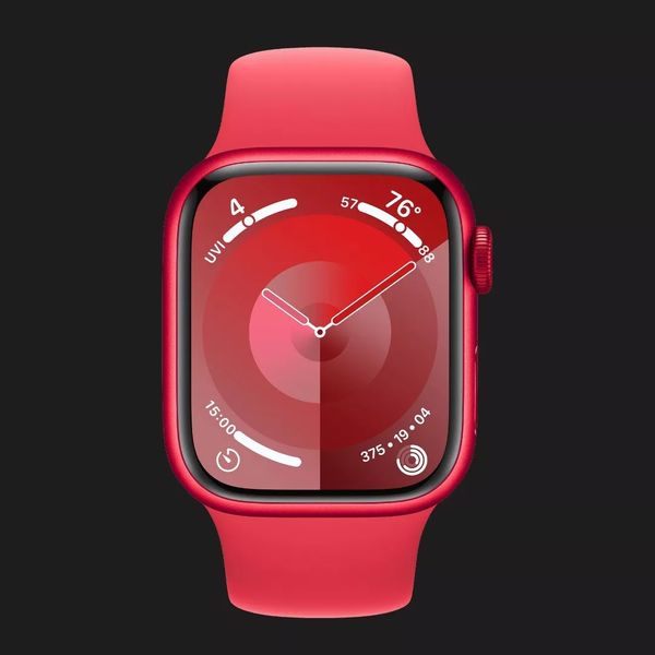 Apple Watch Series 9 41mm (PRODUCT)RED Aluminum Case with Red Sport Band S/M (MRXG3) 66400e28-ec91-4466-9912-9909a38a20c7 фото