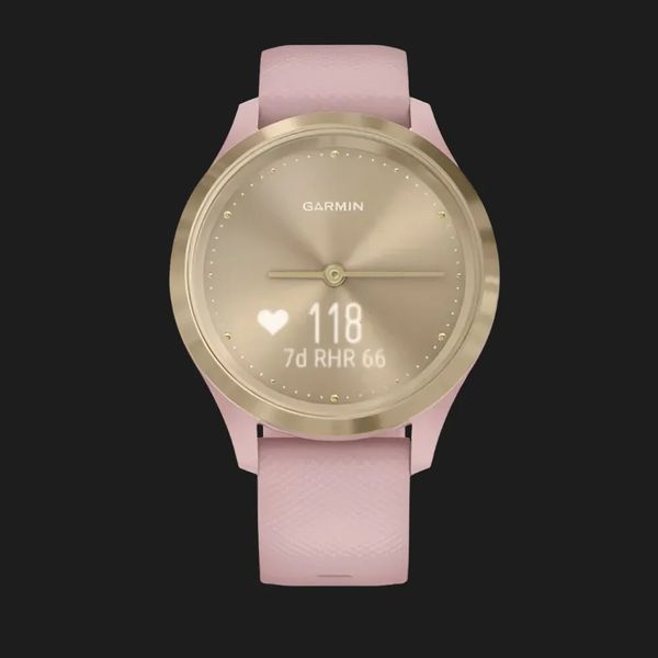 Garmin Vivomove 3S Light Gold Stainless Steel Bezel with Dust Rose Case and Silicone Band 901da4a3-ddc1-4c04-9d06-28673220402a фото