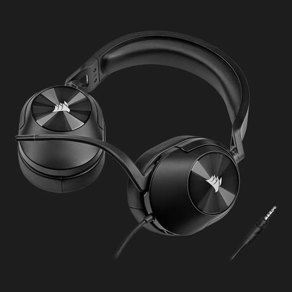 Игровые наушники Corsair HS55 Stereo Headset (Carbon) fb111f76-d454-4bfc-8699-84bd63b0e6dc фото