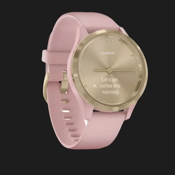 Garmin Vivomove 3S Light Gold Stainless Steel Bezel with Dust Rose Case and Silicone Band 901da4a3-ddc1-4c04-9d06-28673220402a фото