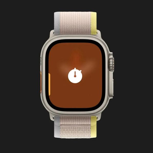 Apple Watch Ultra 49mm GPS + LTE Titanium Case with Yellow/Beige Trail Loop M/L (MQFU3/MQF23) 389809da-4c43-4d3c-9389-1aa1d123dd0b фото