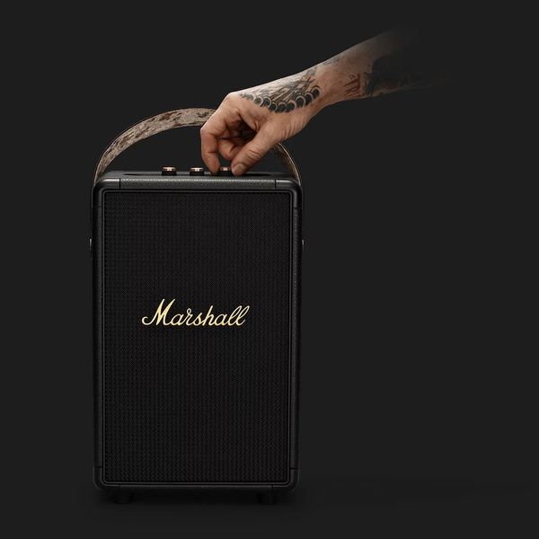 Акустика Marshall Portable Speaker Tufton (Black and Brass) 9e89bec4-3a02-4b19-9722-b2e4541eb741 фото