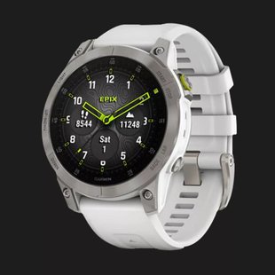 Garmin Epix (Gen 2) Sapphire White Titanium 942a95a6-21a8-48a1-8cab-9f58e42d053a фото