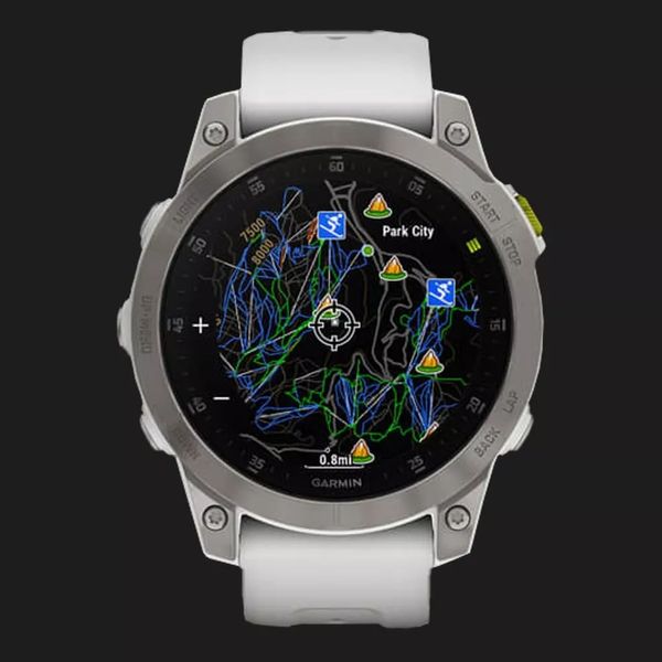 Garmin Epix (Gen 2) Sapphire White Titanium 942a95a6-21a8-48a1-8cab-9f58e42d053a фото