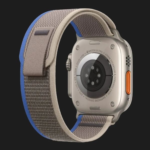 Apple Watch Ultra 49mm GPS + LTE Titanium Case with Blue/Gray Trail Loop S/M (MNHL3/MNHE3) 2153823f-fac8-41d6-a4d3-5bd80711375e фото