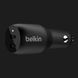 Автомобильное зарядное устройство Belkin Dual USB-C Car Charger 36W (Black) 3b1727f7-f46c-4c9c-8ba4-c3f104aa3950 фото 1