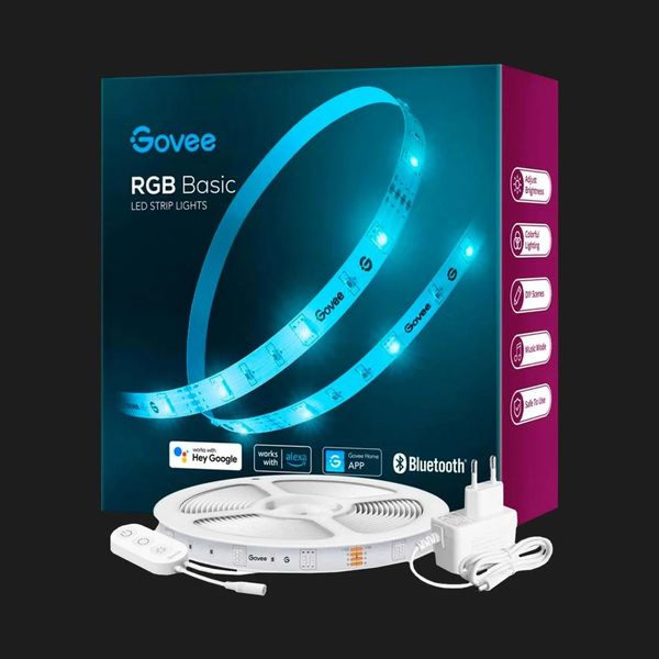 Стрічка світлодіодна розумна Govee H6154 RGB Smart Wi-Fi + Bluetooth LED Strip Lights 15м (White) 8d9ce3e7-785e-4d7e-aa22-9bbf0512e61d фото