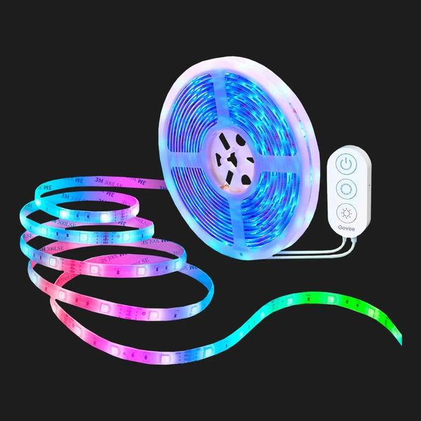 Стрічка світлодіодна розумна Govee H6154 RGB Smart Wi-Fi + Bluetooth LED Strip Lights 15м (White) 8d9ce3e7-785e-4d7e-aa22-9bbf0512e61d фото