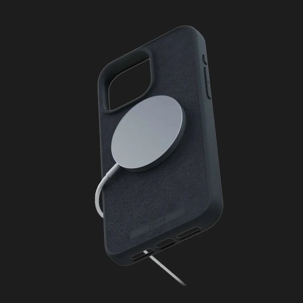 Чехол Elements Njord Suede MagSafe Case для iPhone 15 Pro (Black) 5bb9fc91-9ea3-4cc6-920a-89b57cd35f31 фото