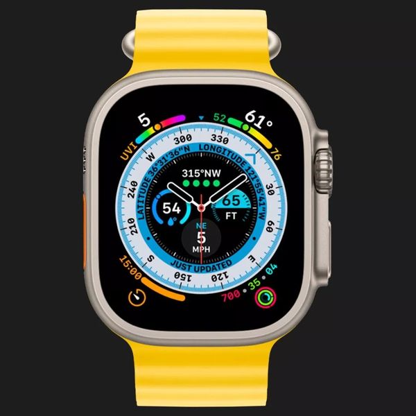 Apple Watch Ultra 49mm GPS + LTE Titanium Case with Yellow Ocean Band (MNHG3/MNH93) bf3b8f03-28ab-4020-a963-c3427dd85d30 фото