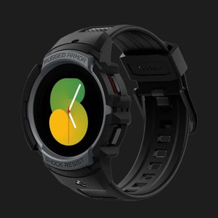 Ремінець Spigen Rugged Armor Pro для Galaxy Watch 4/5 (44mm) (Charcoal Grey) e829785b-6690-4874-872a-a0cb1ce44b1c фото