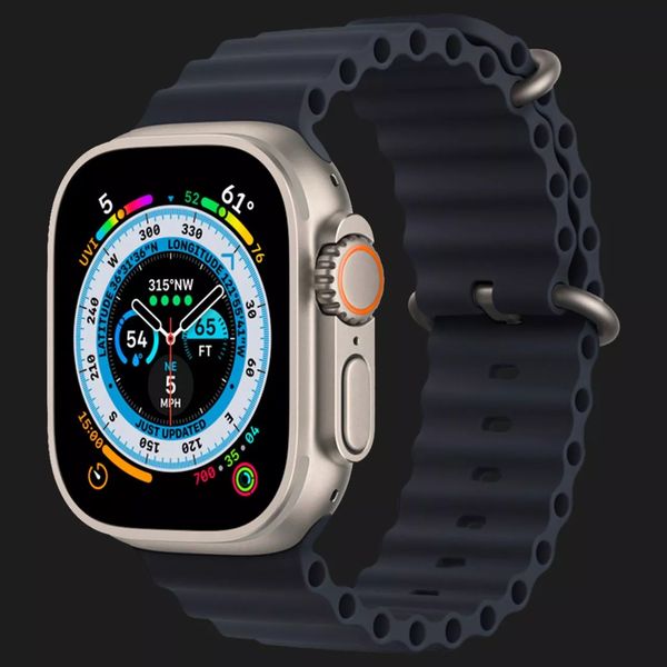 Apple Watch Ultra 49mm GPS + LTE Titanium Case with Midnight Ocean Band (MQFK3/MQET3) b9646d1e-c417-4135-807e-8ee4d049a849 фото