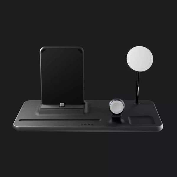 Беспроводная зарядка Zens 4-in-1 iPad with MagSafe Wireless Charger (Black) (ZEDC21B/00) 8bd55ed7-b707-4bcc-b338-f8b1d6605f72 фото