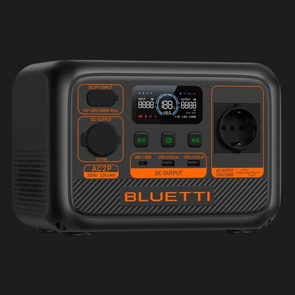 Зарядна станція BLUETTI AC2P 300W (230.4Вт/г) 6a46f5da-a77e-48d6-b849-d6b246d7ab79 фото