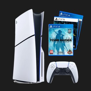 Ігрова приставка Sony PlayStation 5 Slim (BluRay) + Returnal + Hitman 3 + Rise of the Tomb Raider fc900e3a-8406-4a4c-82cc-84ded12385e4 фото