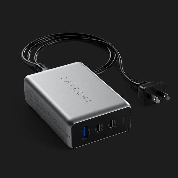 Зарядний пристрій Satechi 100W USB-C PD Compact GaN (Space Gray) (ST-TC100GM-EU) 33fdd20e-3a43-4aca-827b-a84b2a4bf6fd фото