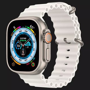 Apple Watch Ultra 49mm GPS + LTE Titanium Case with White Ocean Band (MNHF3/MNH83) c58036e5-a76b-4330-b30b-973f36b6c47a фото