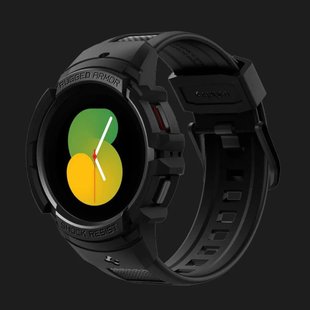 Ремінець Spigen Rugged Armor Pro для Galaxy Watch 4/5 (44mm) (Black) 8470b084-c8a0-4914-aa94-ebabb9f23270 фото