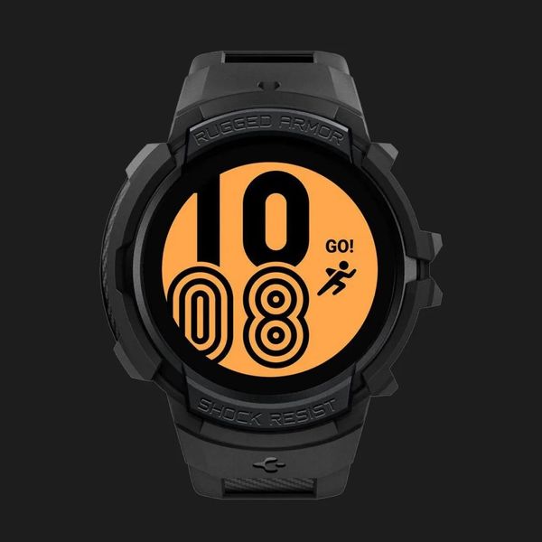 Ремінець Spigen Rugged Armor Pro для Galaxy Watch 4/5 (44mm) (Black) 8470b084-c8a0-4914-aa94-ebabb9f23270 фото