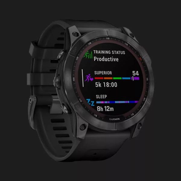 Garmin Fenix 7X Solar Slate Gray with Black Band afa05321-8927-409f-9b09-9af35c0c969c фото