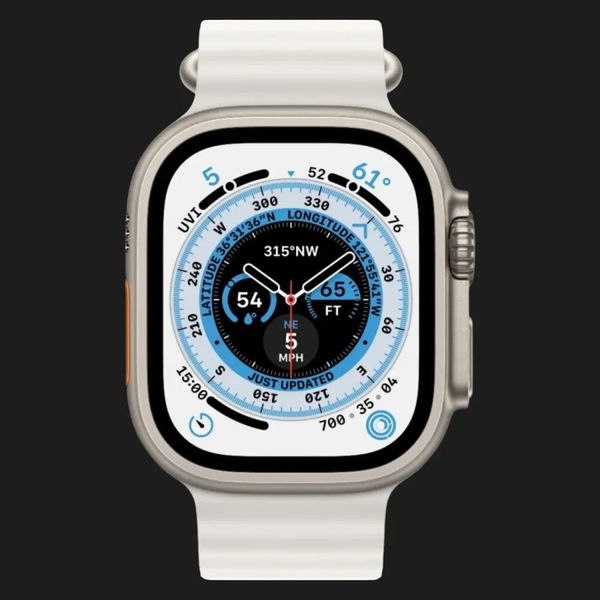 Apple Watch Ultra 49mm GPS + LTE Titanium Case with White Ocean Band (MNHF3/MNH83) c58036e5-a76b-4330-b30b-973f36b6c47a фото