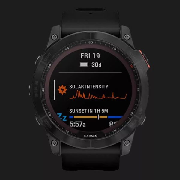 Garmin Fenix 7X Solar Slate Gray with Black Band afa05321-8927-409f-9b09-9af35c0c969c фото