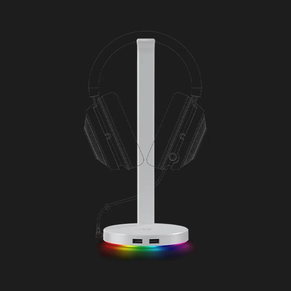 Підставка для навушників Razer Base Station V2 Chroma (Mercury) 1b9ceddb-50f2-4bee-bdeb-3c1e45168dd0 фото