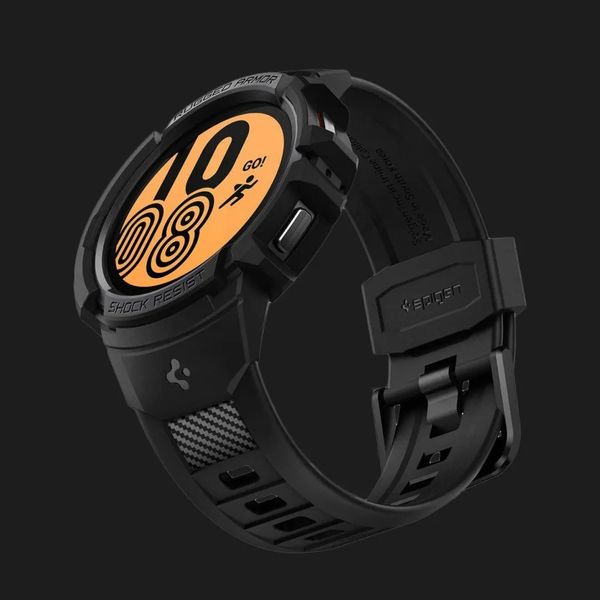 Ремінець Spigen Rugged Armor Pro для Galaxy Watch 4/5 (44mm) (Black) 8470b084-c8a0-4914-aa94-ebabb9f23270 фото