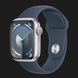 Apple Watch Series 9 45mm Silver Aluminum Case with Storm Blue Sport Band S/M (MR9D3) dd21bd6d-60c8-4323-91f6-93767363c50b фото 1