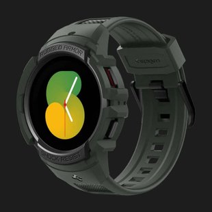 Ремінець Spigen Rugged Armor Pro для Galaxy Watch 4/5 (44mm) (Military Green) eed8a7ce-9679-4242-9b96-1a01c5efd39f фото