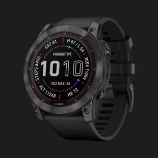 Garmin Fenix 7X Sapphire Solar Carbon Gray DLC Titanium with Black Band 4a9837e9-19ba-4f51-947e-50e43dd6134c фото