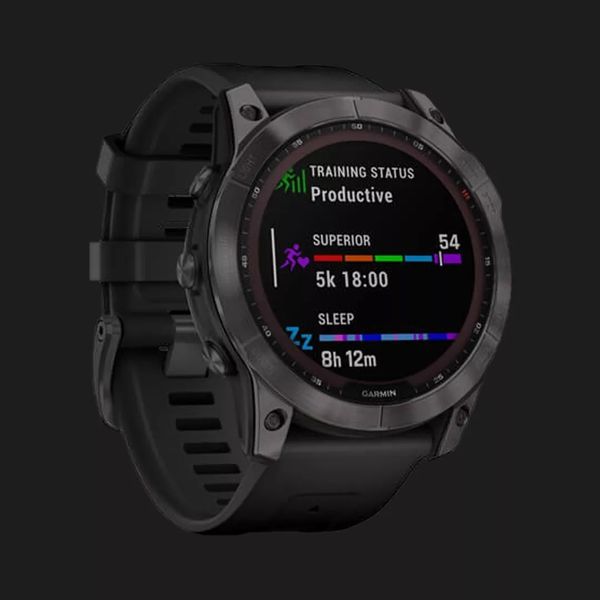 Garmin Fenix 7X Sapphire Solar Carbon Gray DLC Titanium with Black Band 4a9837e9-19ba-4f51-947e-50e43dd6134c фото