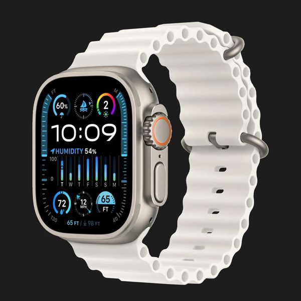 Apple Watch Ultra 2 49mm GPS + LTE Titanium Case with White Ocean Band (MREJ3) badf9f6e-a910-4b6f-8960-1e5b5efeb40b фото