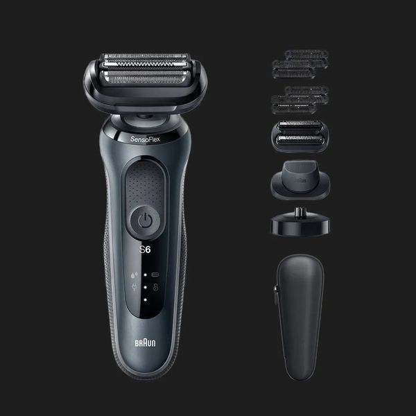 Электрическая бритва BRAUN Series 6 61-N4820cs Flex Wet&Dry (Black/Silver) bc080e3a-3d3b-4ed5-a5b9-caa79a192a72 фото