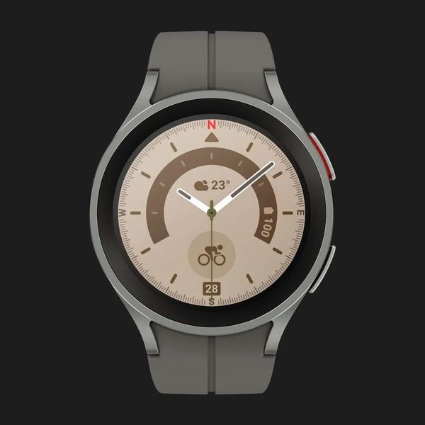 Смарт-годинник Samsung Galaxy Watch 5 Pro 45mm (Gray Titanium) (UA) 281d7ef4-eff8-4023-b6d8-7b0a1c82a22b фото