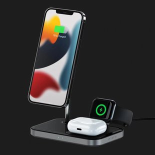 Безпровідна зарядка Satechi Aluminum 3 in 1 Magnetic Wireless Charging Stand (ST-WMCS3M) fd499ef2-af77-4f20-af43-cd8f9afc5306 фото