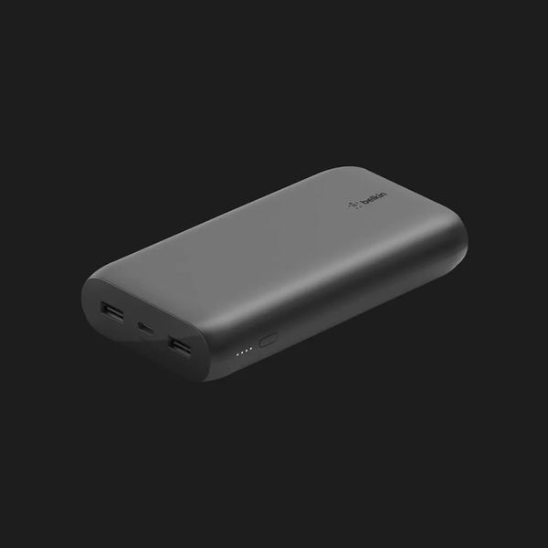 Портативный аккумулятор Power Bank Belkin 20000mAh, 15W, Dual USB-A, USB-C (Black) c9e71ba6-ee7e-4e39-8f4f-3ad611124837 фото