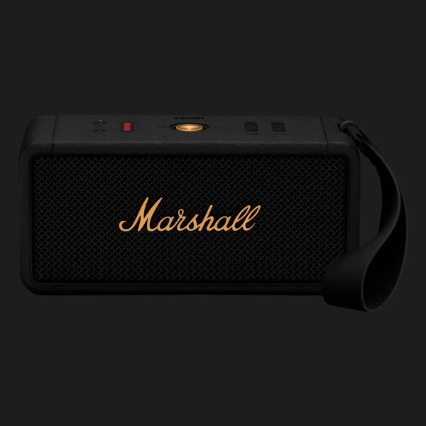 Акустика Marshall Portable Speaker Middleton (Black and Brass) 9973ab29-281d-4e2d-9e65-9c0d7b7945de фото