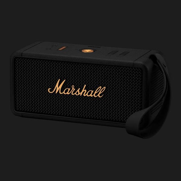 Акустика Marshall Portable Speaker Middleton (Black and Brass) 9973ab29-281d-4e2d-9e65-9c0d7b7945de фото