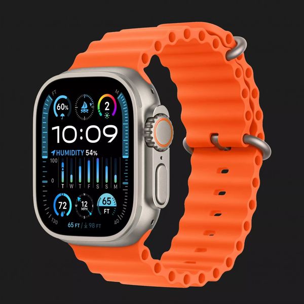 Apple Watch Ultra 2 49mm GPS + LTE Titanium Case with Orange Ocean Band (MREH3) 06c5f93b-2990-425c-a5c0-21e2e49bea39 фото