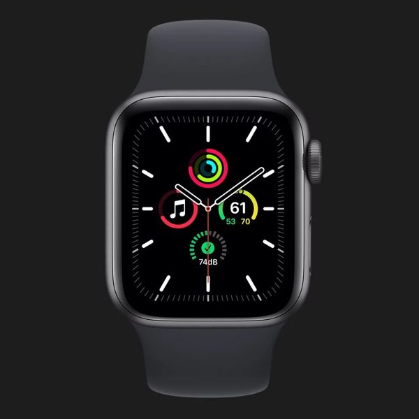 Apple Watch Series SE 40mm Space Gray with Midnight Sport Band (MKQ13) 38e69492-738d-4c61-9050-86449f07a81d фото