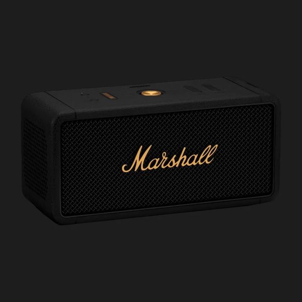 Акустика Marshall Portable Speaker Middleton (Black and Brass) 9973ab29-281d-4e2d-9e65-9c0d7b7945de фото