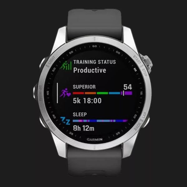 Garmin Fenix 7S Silver with Graphite Band 2c4385cf-f426-4eb0-a5c0-0c496bb60c88 фото