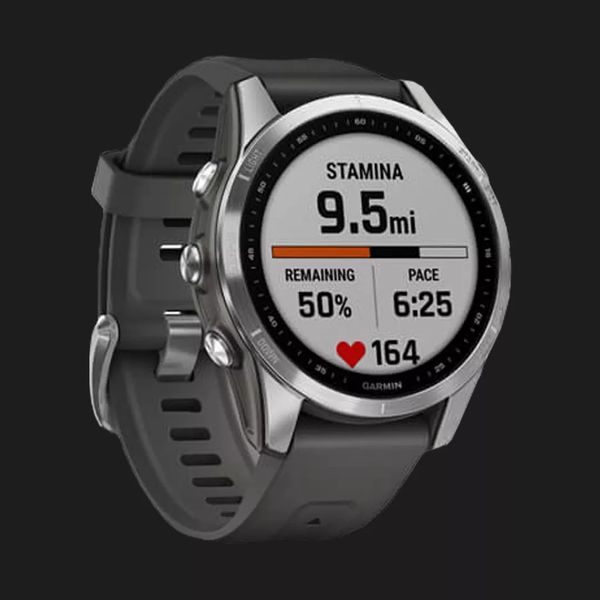 Garmin Fenix 7S Silver with Graphite Band 2c4385cf-f426-4eb0-a5c0-0c496bb60c88 фото