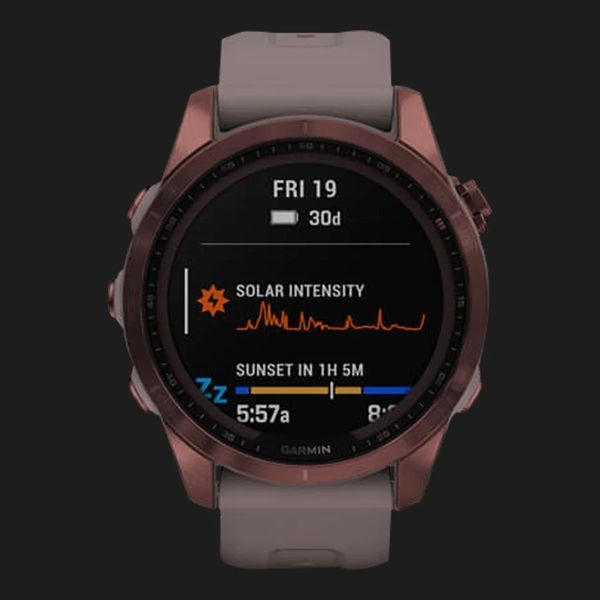 Garmin Fenix 7S Sapphire Solar Dark Bronze Titanium with Shale Gray Band fc02d54b-e9c6-4b96-9905-bd9c711e7042 фото