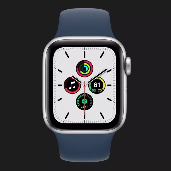 Apple Watch Series SE 40mm Silver with Abyss Blue Sport Band (MKNY3) 7660954f-4f34-4b58-b0b4-a5d09c3ca3d2 фото