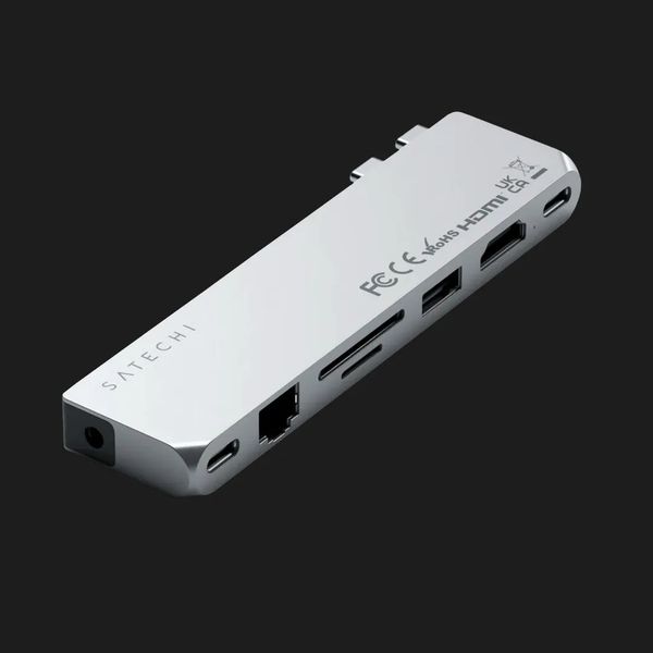 Satechi Aluminum USB-C Pro Hub Max Adapter (ST-UCPHMXS) (Silver) c97c67c3-820b-4ab0-bc06-0210fc49314b фото