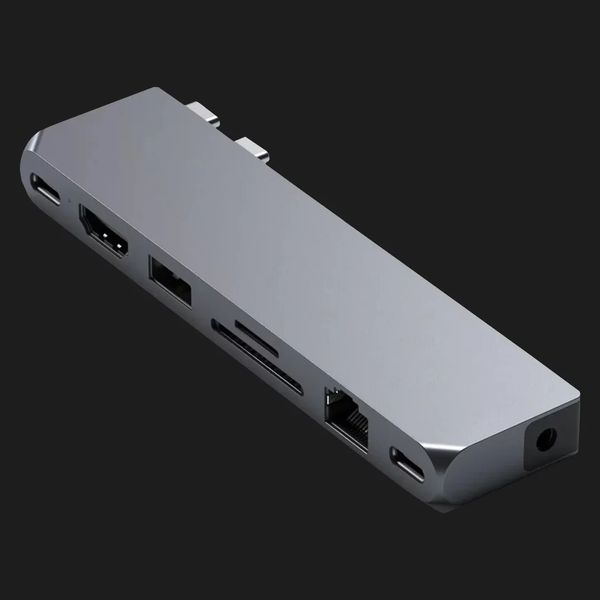 Satechi Aluminum USB-C Pro Hub Max Adapter (ST-UCPHMXM) (Space Gray) 917a8a5a-061c-490a-91ff-c84358d26dd5 фото